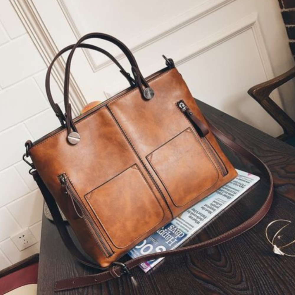 Ivy and Fig vegan leather bag